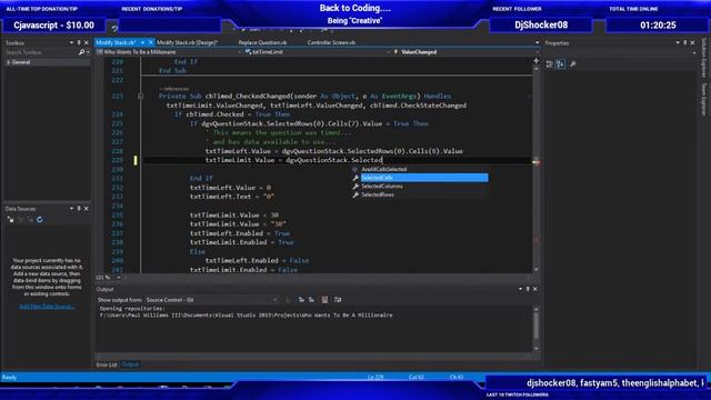 LiveCoding Stream for Millionaire Project... the Road To RC1 смотреть онлайн