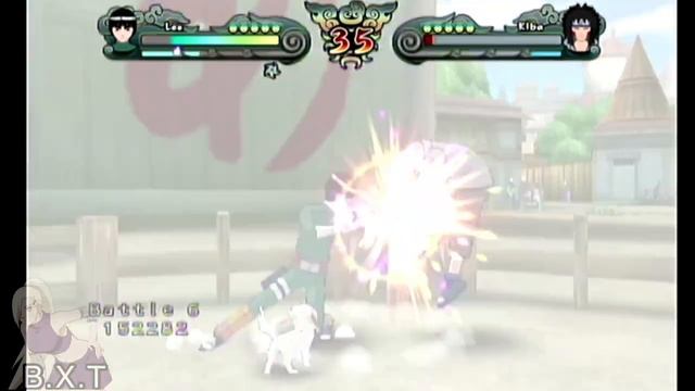 Naruto Clash of ninja Revolution 2 Rock Lee Score Attack смотреть онлайн