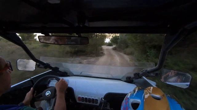 Riding CF Moto ZForce 1000 Sport R With A Kid On Board