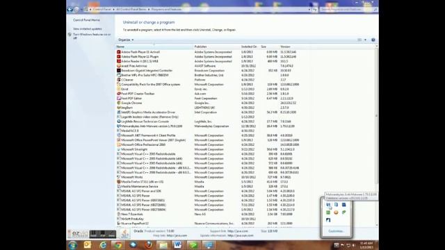 Uninstalling Java смотреть онлайн