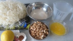 Тесто Нити Катаифи и восточная сладость из него.