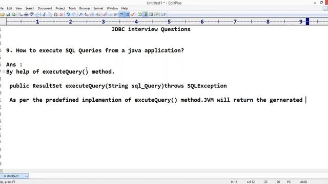 9.How to execute SQL Queries from a java application смотреть онлайн