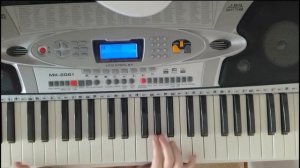 игра на синтезаторе для новичков ( легкие песни )