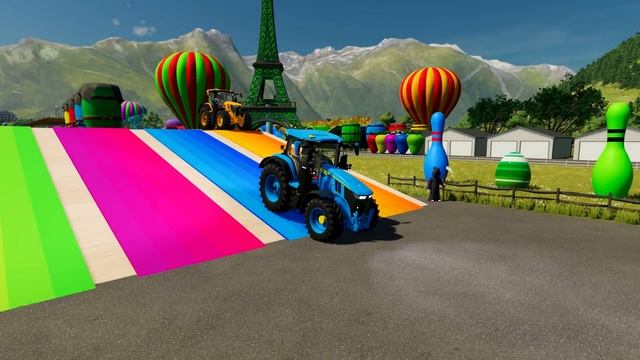 LOAD & TRANSPORT CRABS WITH JOHN DEERE TRACTORS Farming Simulator 22 смотреть онлайн