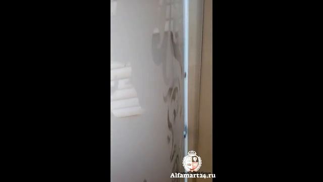 ОБЗОР Alfamart24 Стеклянная дверь для бани Doorwood серии Венеция смотреть онлайн
