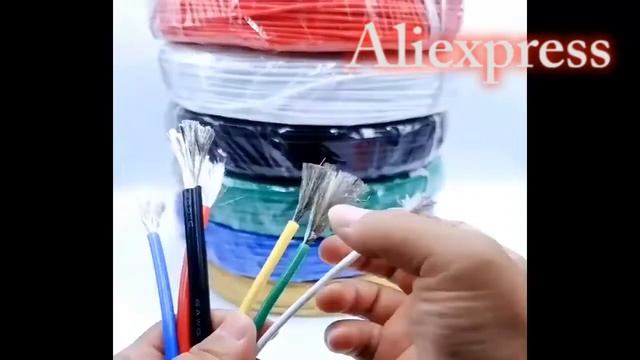 Термостойкий мягкий Электрический силиконовый кабель с Aliexpress смотреть онлайн