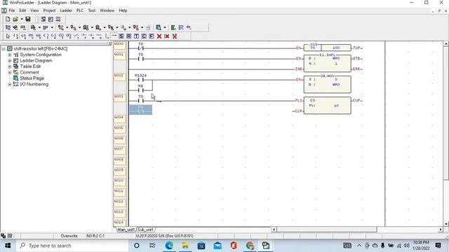 Fatek FBs Plc SHFL (Shift Bit Left) Bit Moving Controls Eight Input / Output Using Winproladder Sof смотреть онлайн
