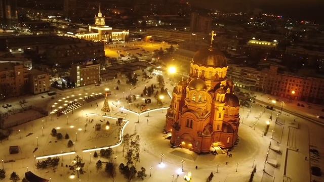 Первый снег в Волгограде. 25.12.21 смотреть онлайн