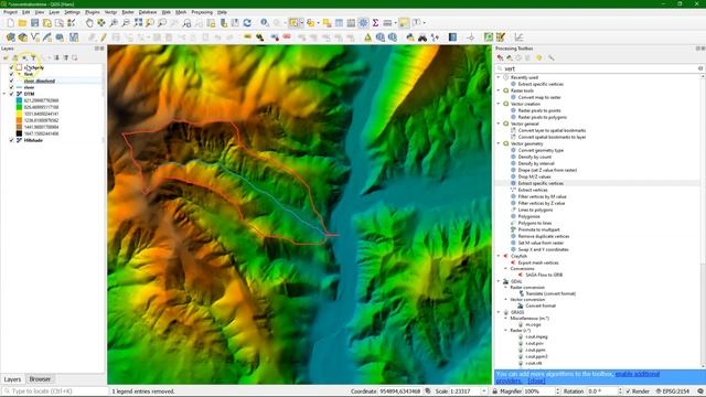 Calculate time of concentration of a river in QGIS (Kirpich) смотреть онлайн