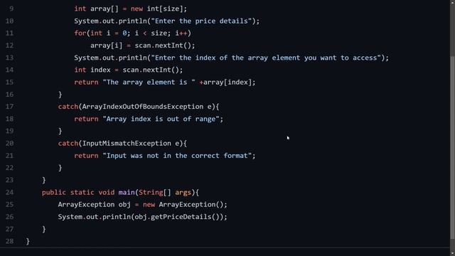 Array Manipulation Use try with multi catch| Hands-on#24 смотреть онлайн