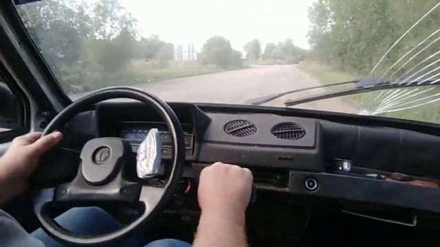 Ока на резине от мотоблока. смотреть онлайн
