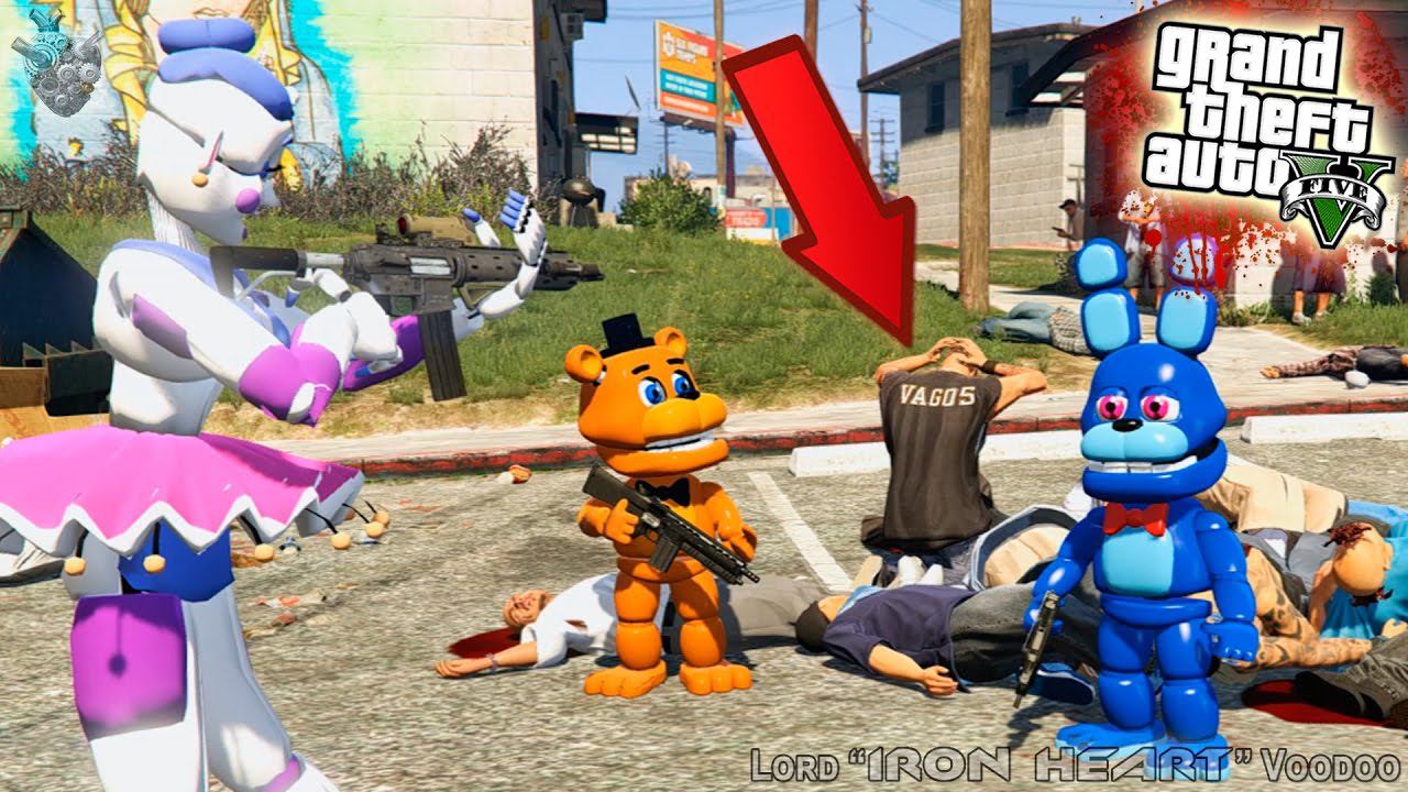 ГТА 5 МОДЫ! АНИМАТРОНИКИ ДЕТИ ПРОТИВ ВАГОСОВ! ВИДЕО ОБЗОР ЛУЧШИХ МОДОВ ИГРЫ GTA V! GTA 5 MODS #209 смотреть онлайн