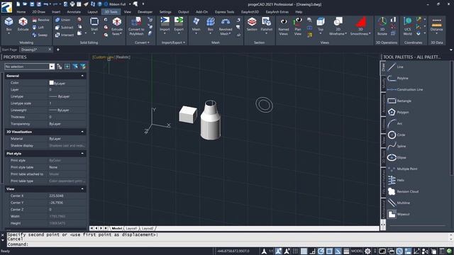 How To Draw 3D In ProgeCAD Tutorial смотреть онлайн