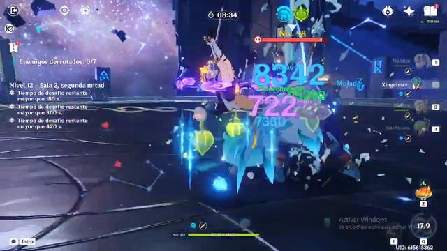 Abyss 3.7 Floor 12 (9 ⭐ Stars) Team Raiden - Nahida Kirara смотреть онлайн