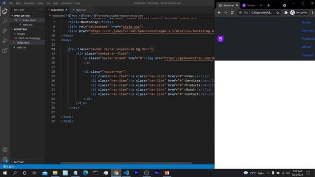 04 Bootstrap NavBar смотреть онлайн
