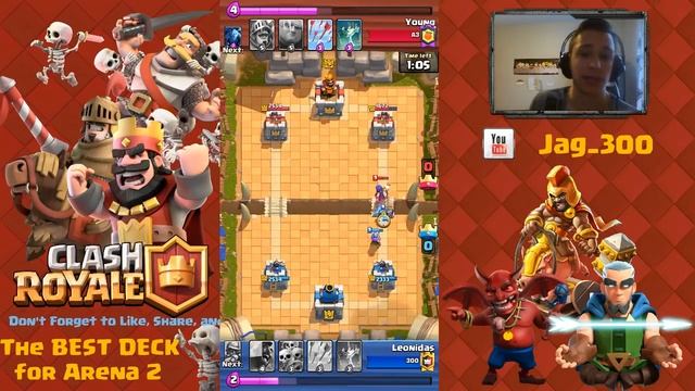 The BEST Arena 2 Deck | How to push to Arena 3 | Clash Royale with Leonidas! смотреть онлайн