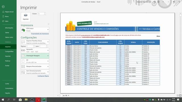Como salvar planilhas do Excel em PDF (com dicas de ajustes e personalização) смотреть онлайн