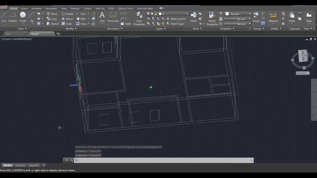 Beginner Tutorial 3 (AutoCAD 2018) - Designing a Basic House смотреть онлайн