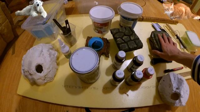 КАК ЗАДЕКОРИРОВАТЬ ВЛАЖНУЮ КАМЕРУ ??? ДЕКОРАТИВНОЕ УКРЫТИЕ ДЛЯ ЭУБЛЕФАРА СВОИМИ РУКАМИ #1