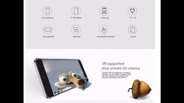 Doogee X7 PRO 6.0 ''Android 6.0 MT6737 2 ГБ + 16 ГБ 13MP OTG 4 Г LTE смотреть онлайн
