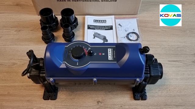 Нагрев воды на 220 В для бассейна - нагреватель 6 кВт Elecro Flowline 2 Titan! смотреть онлайн