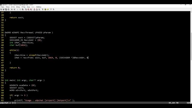 [Network] Winsock Network Programming using C/C++ : UDP Chat смотреть онлайн