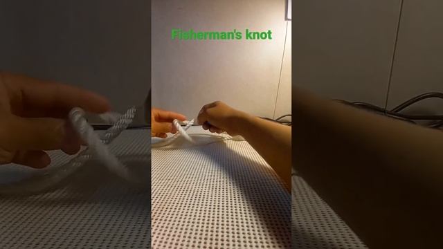 FISHERMAN'S KNOT aka True Lover's knot: simple and easy to tie#knottutorial #rope смотреть онлайн