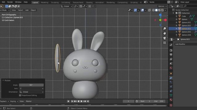 Modeling A Simple DOLL In Blender 4.0_||Blender Tutorial for Beginners смотреть онлайн