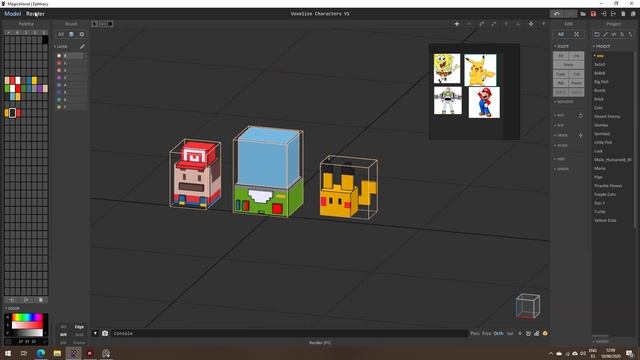 Voxelize Characters смотреть онлайн