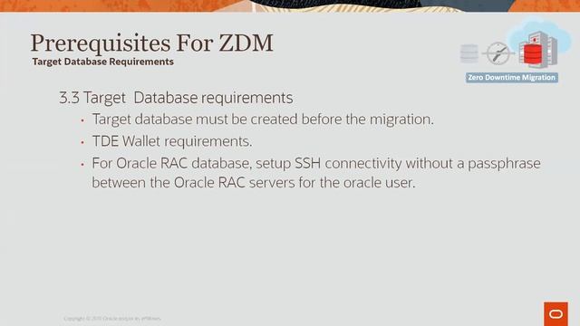 Pre-requisites For Zero Downtime Migration (ZDM) смотреть онлайн