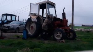 т40 с кабиной от лтз первый пуск