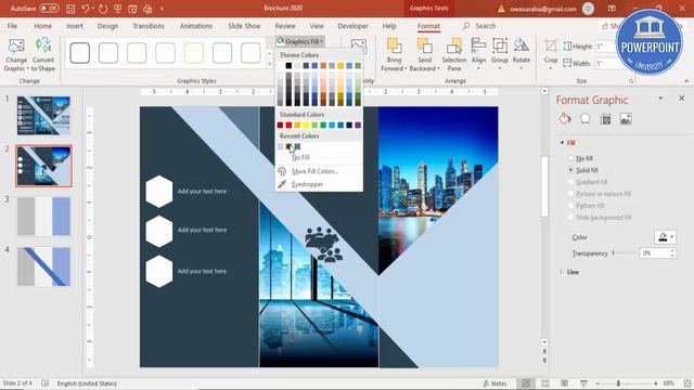 How to make a Brochure in PowerPoint / Print Ready design смотреть онлайн