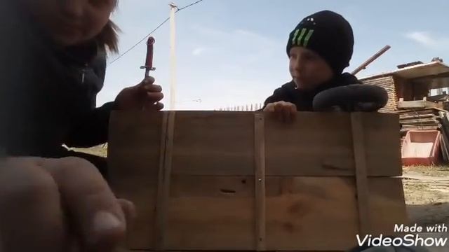 Самодельная тачка. Чем мы занимаемся на даче. смотреть онлайн