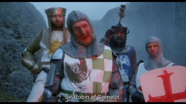 Monty Python - The Bridge Of Death - HD WITH ENGLISH SUBTITLES смотреть онлайн
