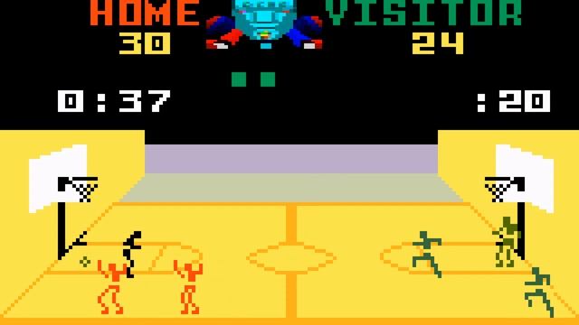 NBA Basketball (1978 Mattel Electronics) (Matell Intellivision)