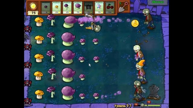 Прохождение без комментариев Plants vs. Zombies GOTY Edition #2 | Постоянная ночь... смотреть онлайн