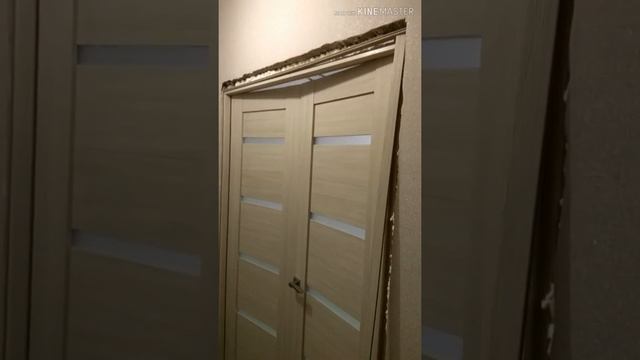 Установка двух створчатой распашной двери в проблемный проем. смотреть онлайн