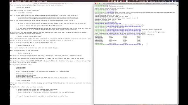 dockerized nextcloud with maria db behind a nginx reverse proxy with ssl encryption смотреть онлайн