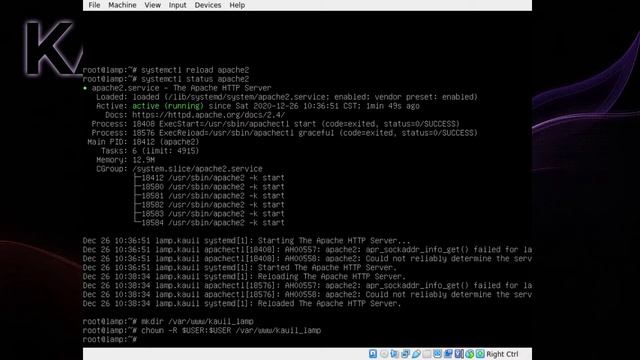 Instalacion LAMP Debían 10 - Site 1.0 смотреть онлайн
