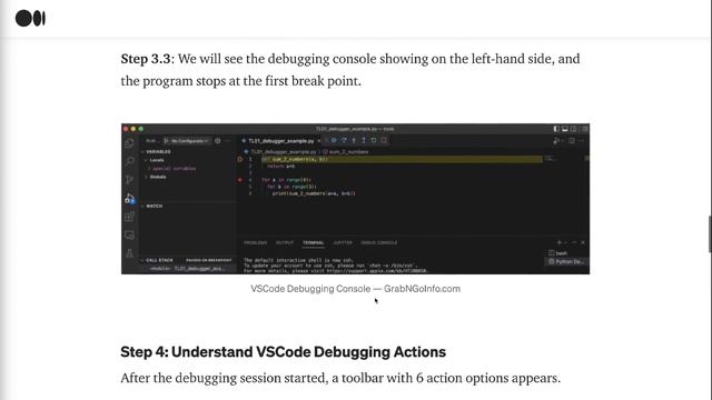 Setting Up Python Debugger in VSCode смотреть онлайн