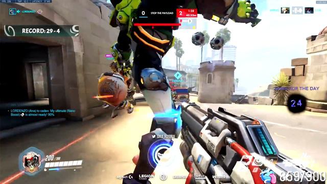 GALE SOLDIER 76 - AMAZING TRACKING! 47 ELIMS! [ OVERWATCH SEASON 18 TOP 500 ] смотреть онлайн