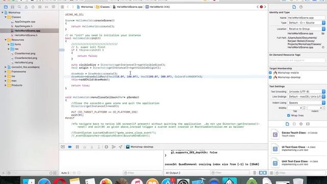 Cocos2D-X Tutorial #9 - Creating Basic Shape Part 3 (Draw Rectangle, Solid Rectangle, Triangle) смотреть онлайн