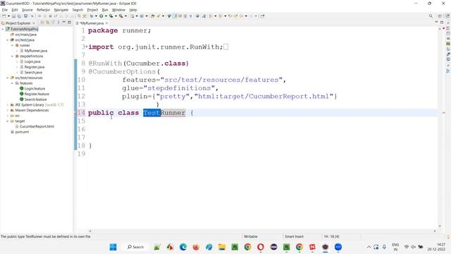 Running Cucumber Tests using Maven (Cucumber BDD - Part 37) смотреть онлайн