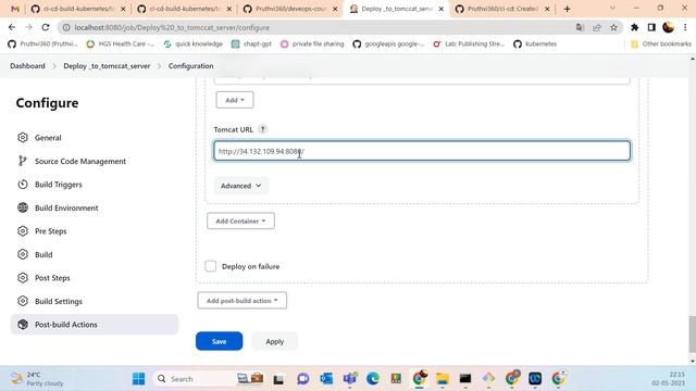 Setup Tomcat server and integrates with Jenkins смотреть онлайн