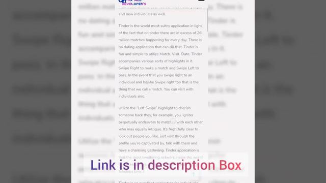 Tinder Gold App | Free Download | Fox Web Developers. смотреть онлайн