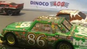 Тачки 1 анимация.Диноко 400 первая гонка,часть 2.