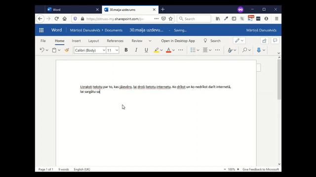 Office 365 Word drošības eseja смотреть онлайн