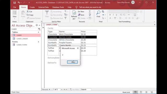 How to Make a Listbox in MS Access Part 2: Multi-select смотреть онлайн