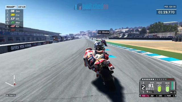 MotoGP 20 Nintendo Switch - exciting race with commentary from Laguna Seca! смотреть онлайн