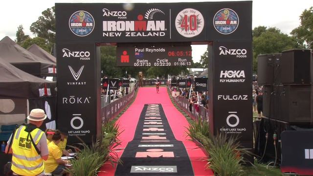 2024 IRONMAN 70.3 New Zealand | Finish Line Camera